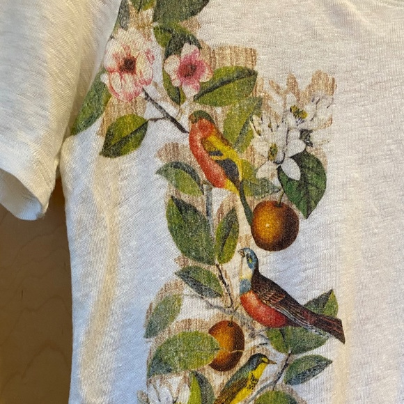 Anthropologie Linen Tee - Picture 2 of 3